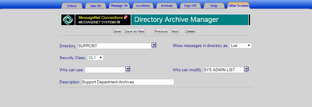 Directory Archive Manager