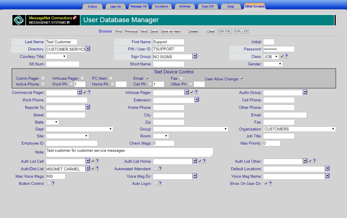 Complete User Database Manager